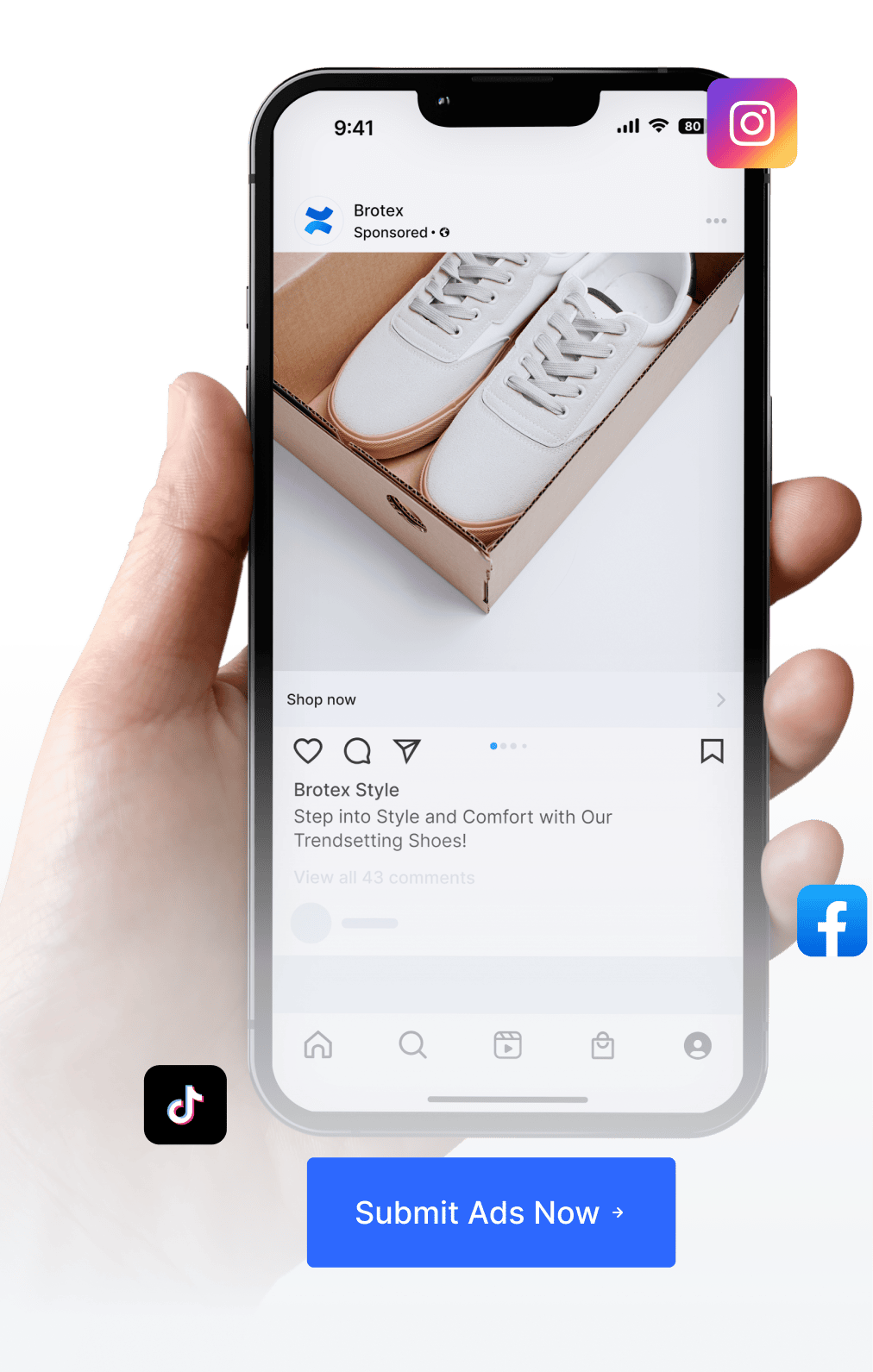 Paid Ads – Smartphone Mockup